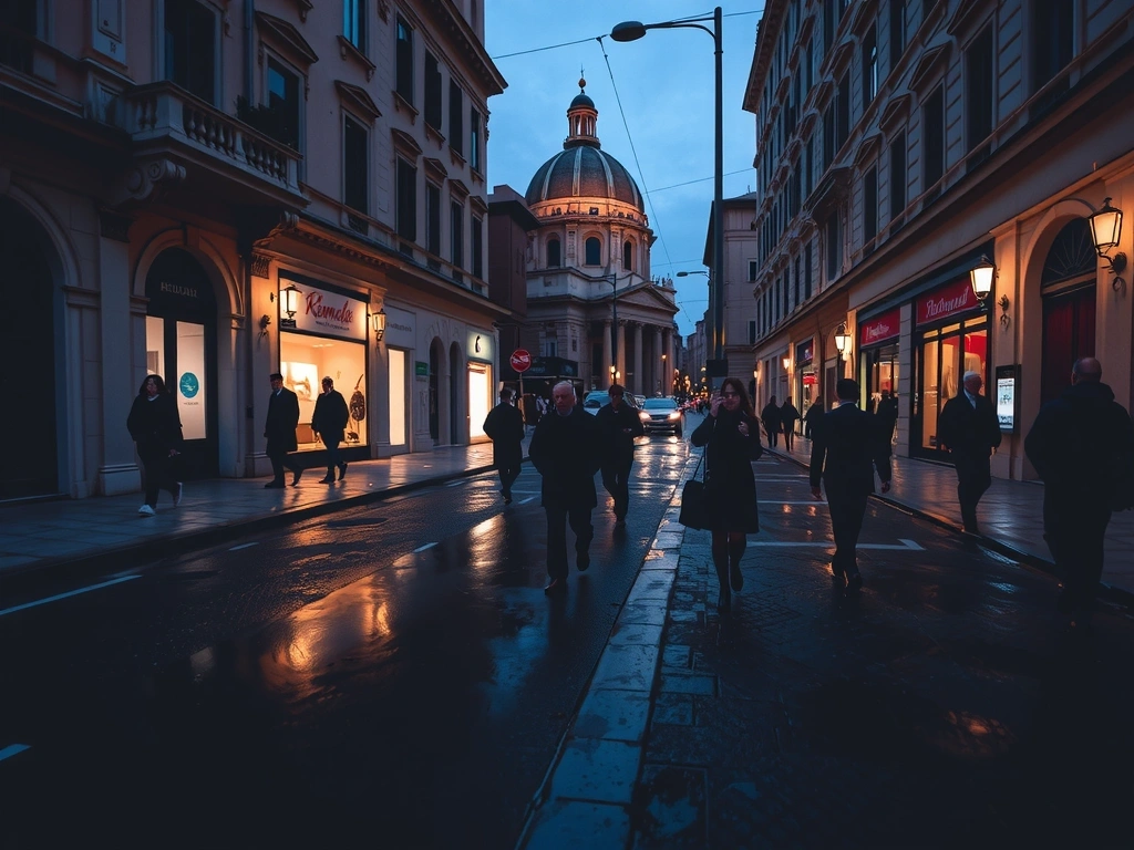 Rome at night
